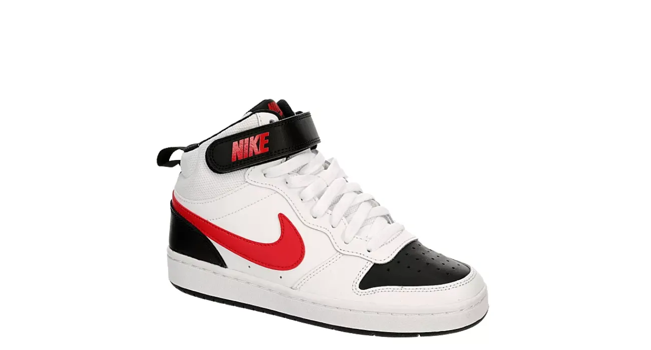 BOYS BIG KID COURT BOROUGH 2 MID SNEAKER>NIKE Outlet