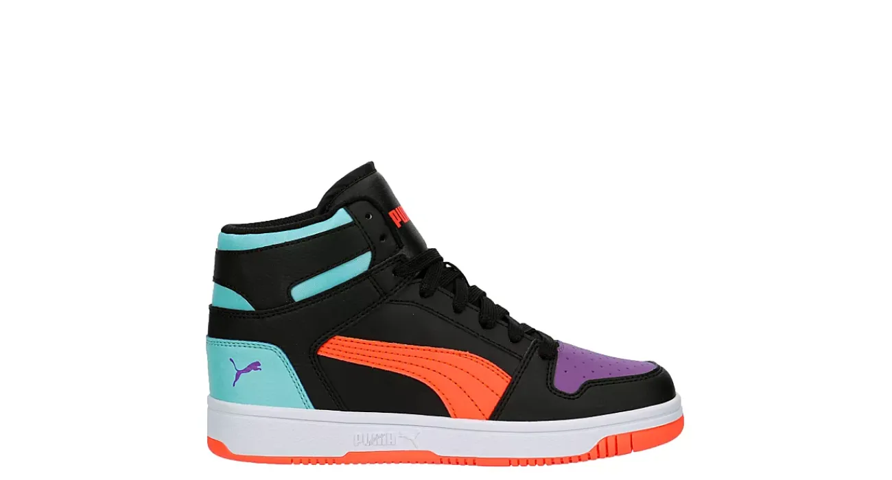 BOYS BIG KID REBOUND LAYUP SL SNEAKER>PUMA New