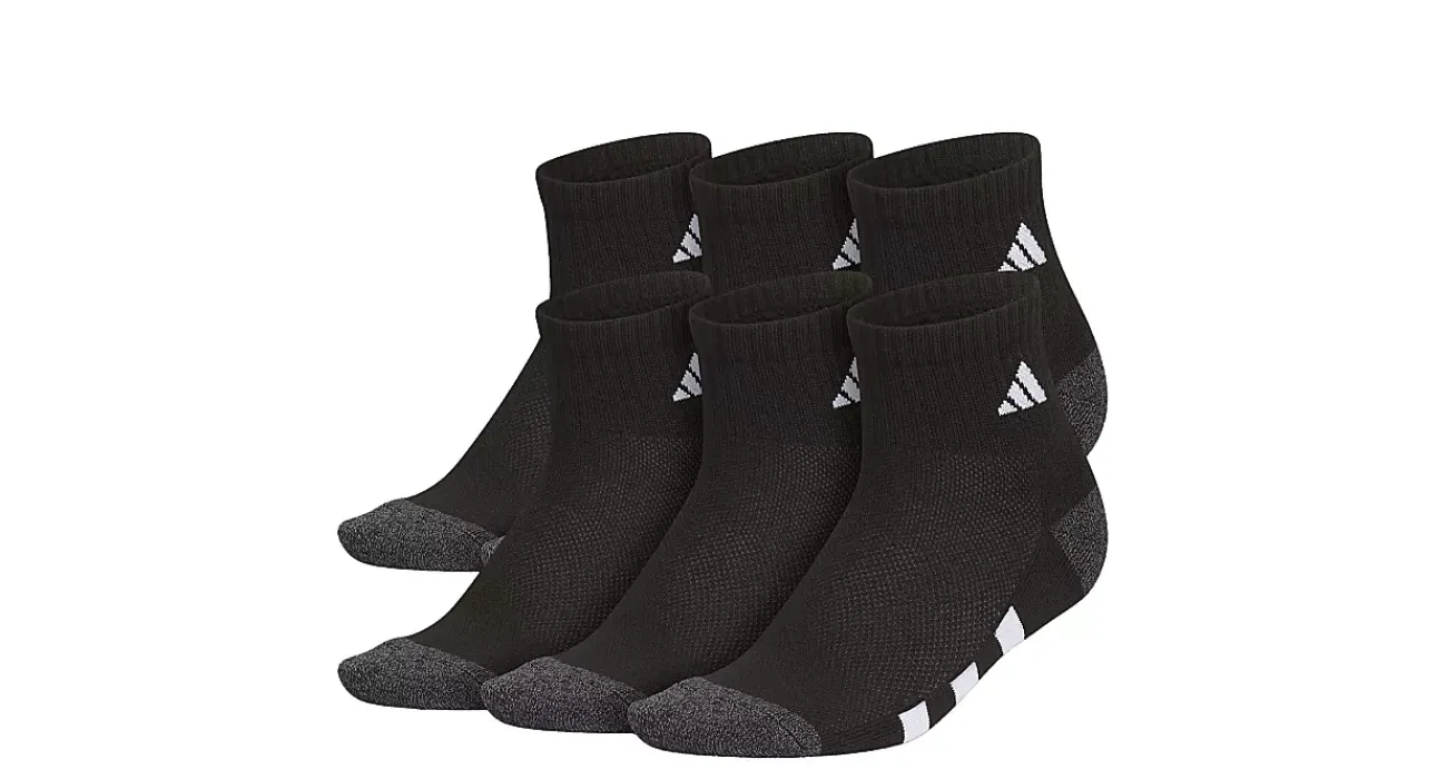 BOYS LARGE CUSHIONED QUARTER SOCKS 6 PAIRS>ADIDAS Online