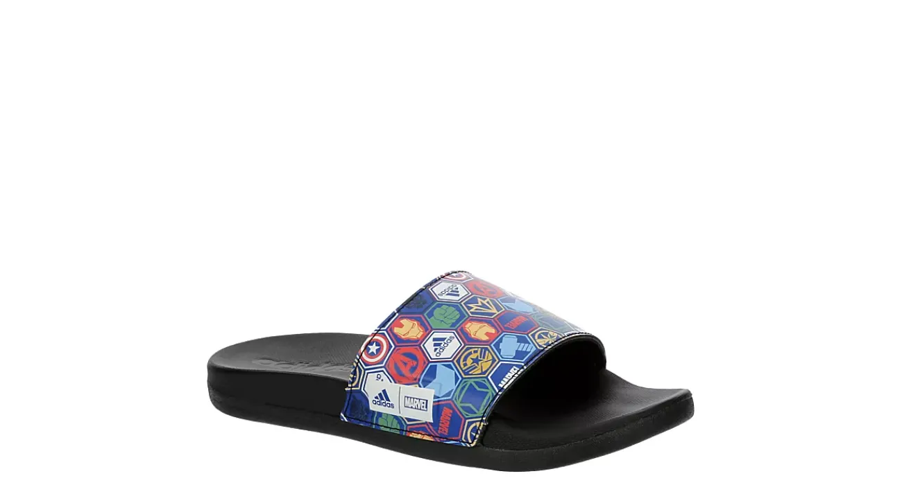 BOYS LITTLE KID AVENGERS ADILETTE COMFORT SANDAL>ADIDAS Sale