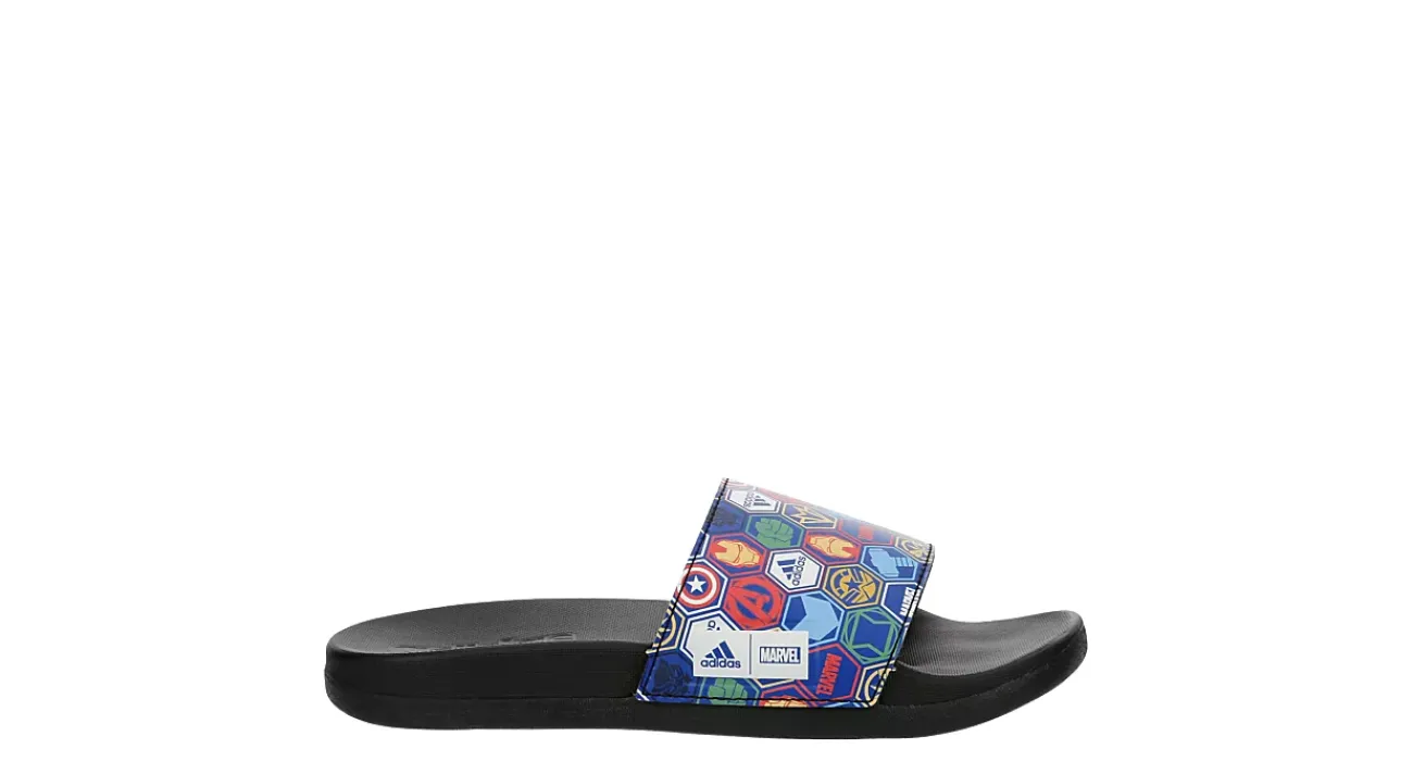 BOYS LITTLE KID AVENGERS ADILETTE COMFORT SANDAL>ADIDAS Sale