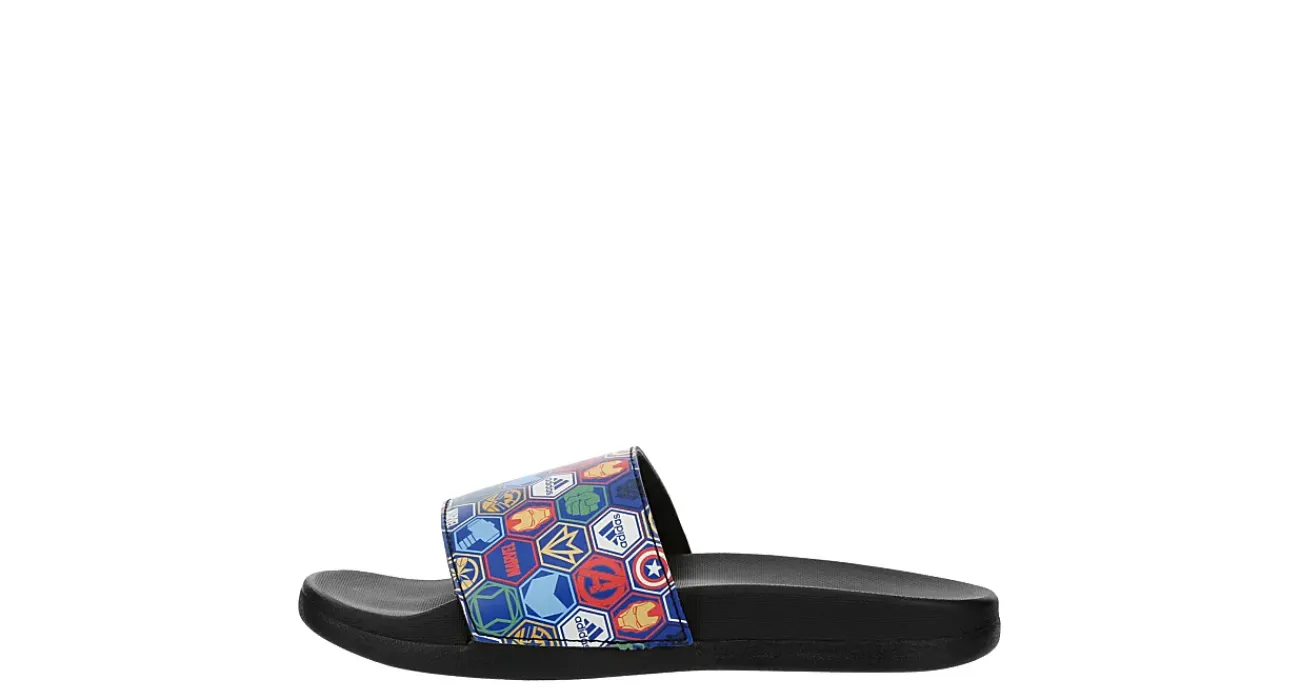BOYS LITTLE KID AVENGERS ADILETTE COMFORT SANDAL>ADIDAS Sale