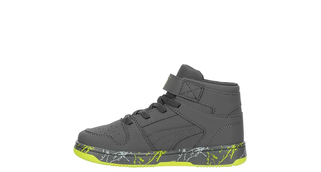 BOYS LITTLE KID REBOUND LAYUP SL MOUNTAIN PARK SNEAKER>PUMA