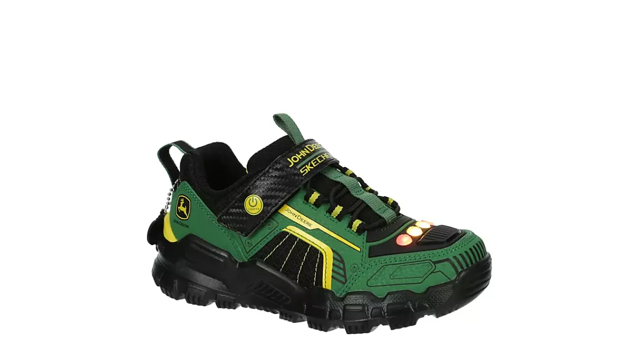 BOYS LITTLE-BIG KID ADVENTURE TRACK JOHN DEERE SNEAKER>SKECHERS Clearance