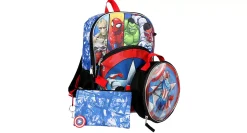 BOYS MARVEL 5 PIECE BACKPACK SET>MARVELHEROES