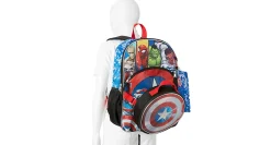 BOYS MARVEL 5 PIECE BACKPACK SET><noscript><img width=