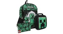 BOYS 5 PIECE BACKPACK SET>MINECRAFT Discount