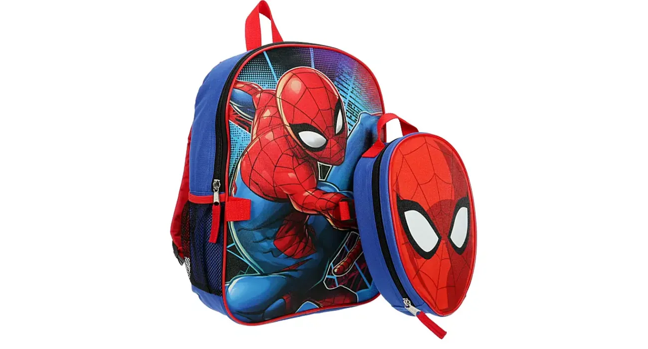 BOYS BACKPACK SET WITH LUNCHBOX>SPIDERMAN Hot
