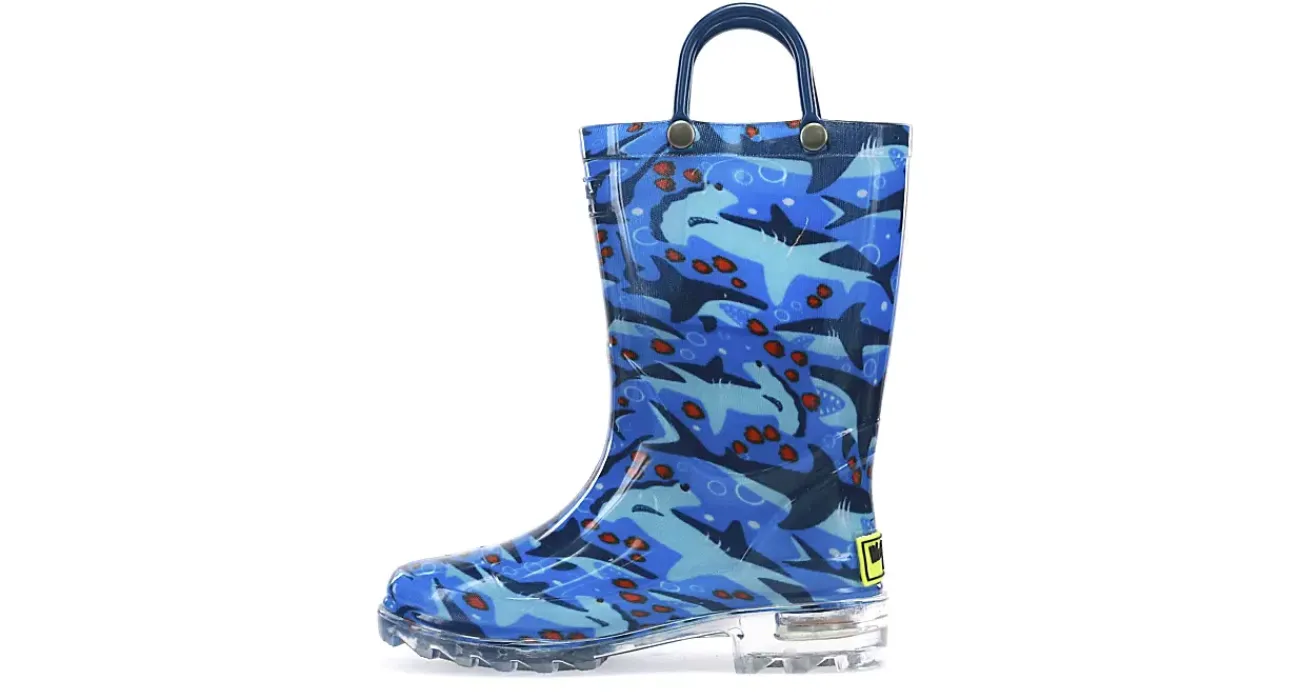 BOYS TODDLER SHARK CHASE RAIN BOOT>WESTERN CHIEF Clearance