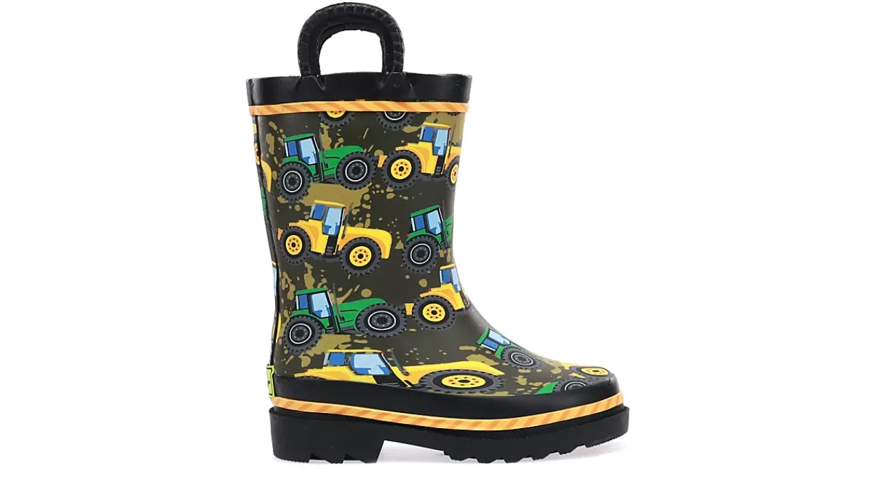 BOYS TODDLER TRACTOR TOUGH RAIN BOOT>WESTERN CHIEF Discount