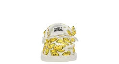 BOYS WALLY SMILEY TODDLER SLIP ON SNEAKER><noscript><img width=
