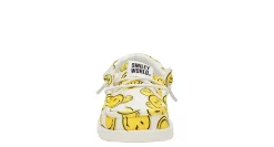 BOYS WALLY SMILEY YOUTH SLIP ON SNEAKER><noscript><img width=