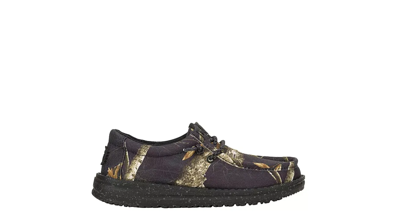 BOYS WALLY YOUTH REAL TREE SLIP ON SNEAKER>HEYDUDE Discount