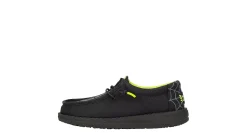 BOYS WALLY YOUTH SKELETON SLIP ON SNEAKER><noscript><img width=