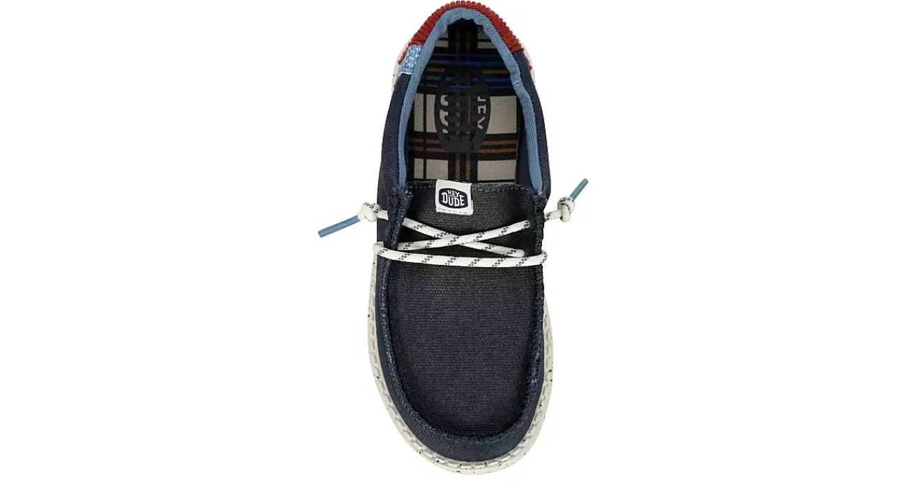 BOYS WALLY YOUTH SLIP ON SNEAKER>HEYDUDE