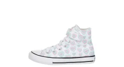 GIRLS CHUCK TAYLOR ALL STAR HEARTS MID SNEAKER><noscript><img width=