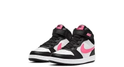 GIRLS LITTLE KID COURT BOROUGH 2 MID SNEAKER>NIKE