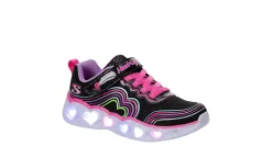 GIRLS LITTLE KID HEART LIGHTS LIGHT UP SNEAKER>SKECHERS Clearance