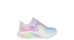 GIRLS LITTLE KID RAINBOW CRUISERS LIGHT UP SNEAKER>SKECHERS Best