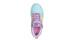 GIRLS LITTLE KID RAINBOW CRUISERS LIGHT UP SNEAKER><noscript><img width=