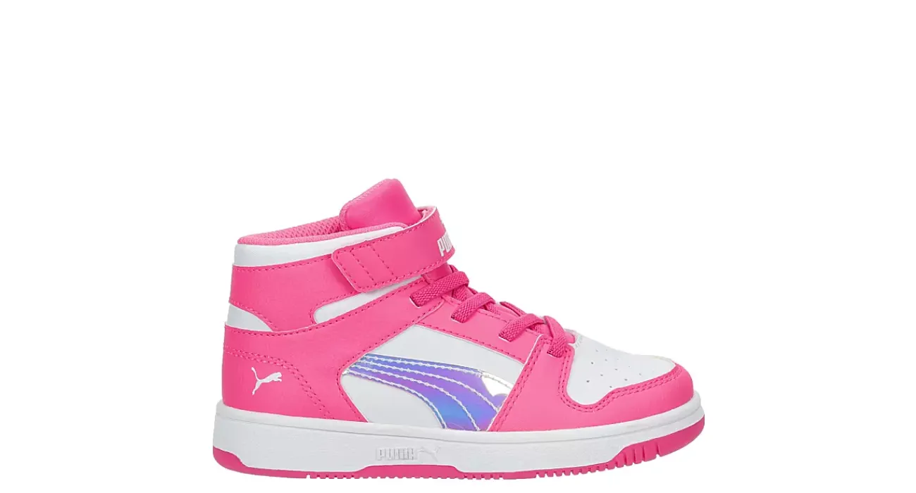GIRLS LITTLE KID REBOUND LAYUP SNEAKER>PUMA
