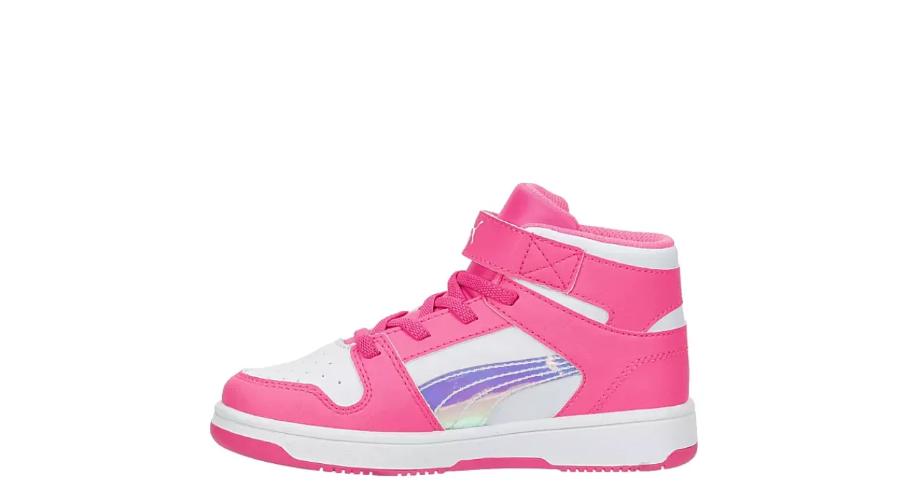 GIRLS LITTLE KID REBOUND LAYUP SNEAKER>PUMA
