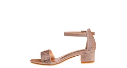 GIRLS LITTLE-BIG KID GLITTERY LOW-HEEL DRESS SANDAL><noscript><img width=