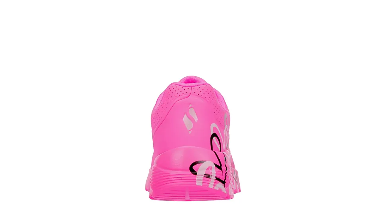 GIRLS LITTLE-BIG KID JGOLDCROWN UNO LITE SNEAKER>SKECHERS Hot