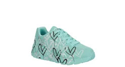 GIRLS LITTLE-BIG KID JGOLDCROWN UNO LITE SNEAKER>SKECHERS Clearance
