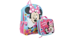 GIRLS BACKPACK SET WITH LUNCH BOX>MINNIE MOUSE Best