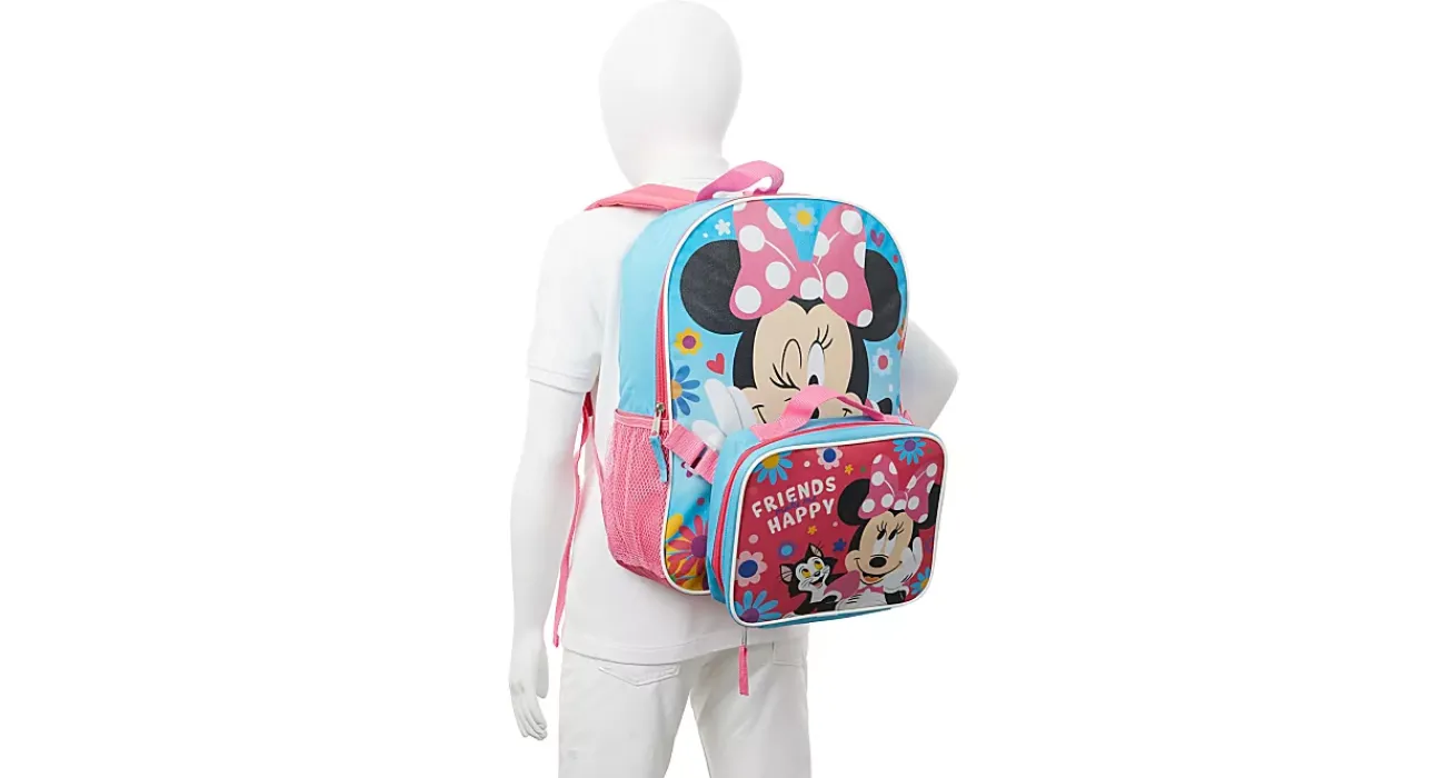 GIRLS BACKPACK SET WITH LUNCH BOX>MINNIE MOUSE Best