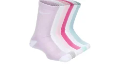 GIRLS SMILEY CREW SOCKS 6 PAIRS>NIKE