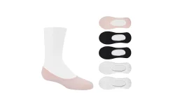 GIRLS SOLID LINER SOCKS 5 PAIRS>SOF SOLE Online
