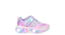 GIRLS TODDLER ETERNAL HEART LIGHTS LIGHT UP SNEAKER>SKECHERS New