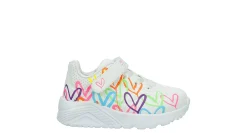 GIRLS TODDLER JGOLDCROWN UNO LITE SNEAKER>SKECHERS Clearance