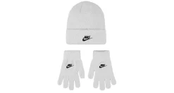 GIRLS TWINKLE COZY BEANIE SET>NIKE