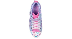 GIRLS TWINKLE SPARKS OMBRE FLUTTER LIGHT UP SNEAKER><noscript><img width=