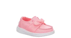 GIRLS WENDY BOW TODDLER SLIP ON SNEAKER>HEYDUDE Hot