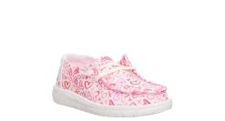 GIRLS WENDY HEARTS YOUTH SLIP ON SNEAKER>HEYDUDE Discount
