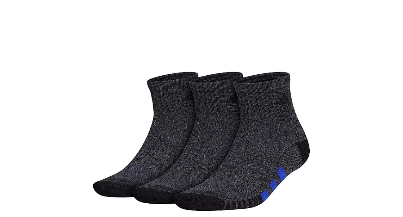 MENS CUSHIONED QUARTER SOCKS 3 PAIRS>ADIDAS New