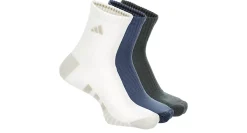 MENS CUSHIONED QUARTER SOCKS 3 PAIRS>ADIDAS