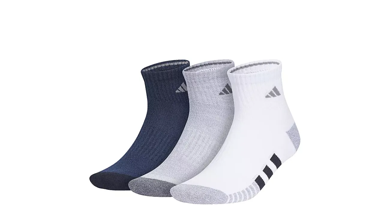 MENS CUSHIONED QUARTER SOCKS 3 PAIRS>ADIDAS Sale