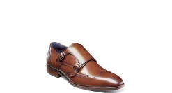 MENS KARSON WINGTIP DOUBLE MONK STRAP>STACY ADAMS Clearance