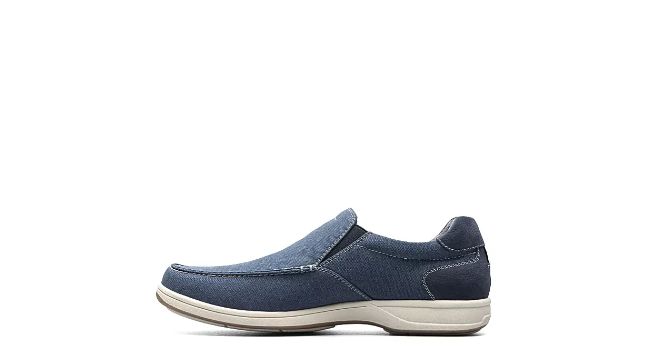 MENS LAKESIDE CANVAS MOC TOE SLIP ON>FLORSHEIM Clearance