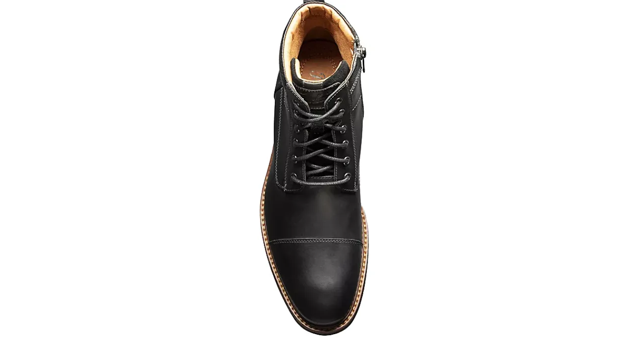 MENS LODGE CAP TOE LACE-UP BOOT>FLORSHEIM