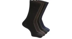 MENS MEDIUM DRESS CREW SOCKS 4 PAIRS>FRANCO FORTINI Outlet