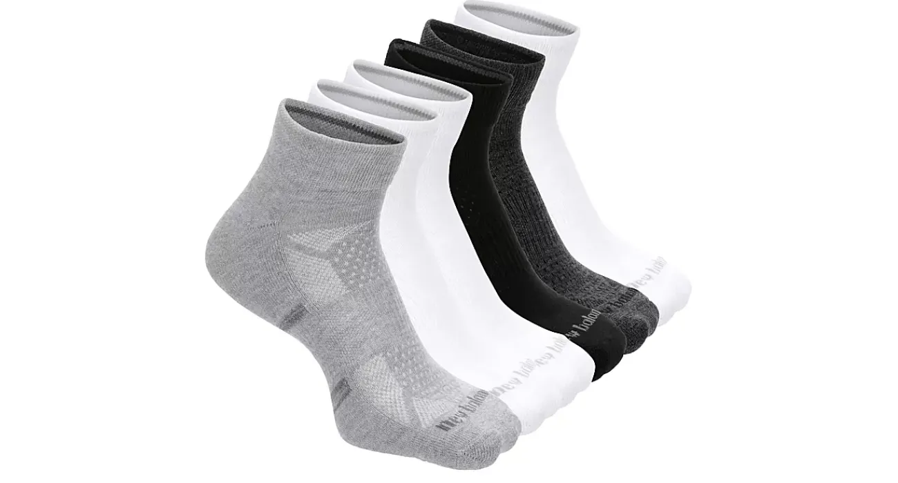 MENS PERFORMANCE QUARTER SOCKS 6 PAIRS>NEW BALANCE Discount