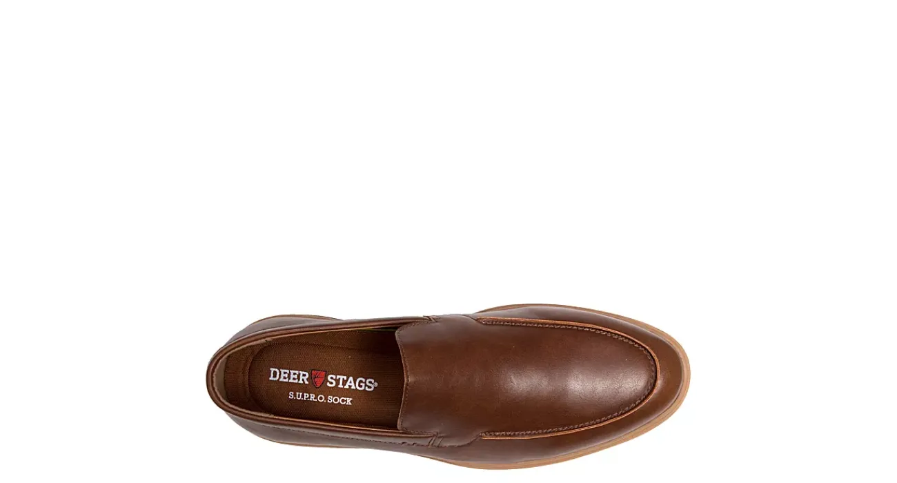 MENS PORTO SLIP RESISTANT LOAFER>DEER STAGS Hot
