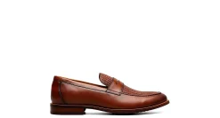MENS RUCCI WEAVE MOC TOE PENNY LOAFER>FLORSHEIM