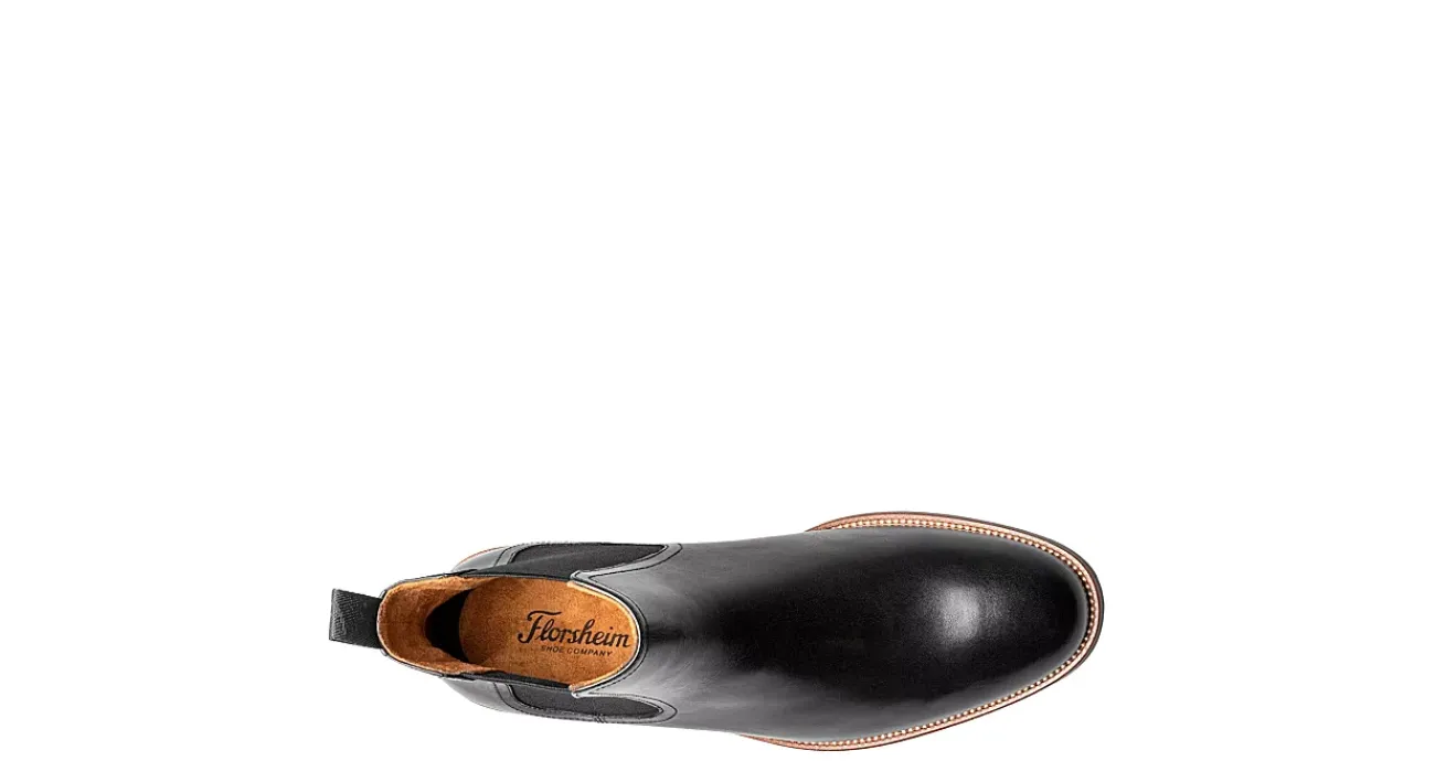 MENS RUCCI PLAIN TOE CHELSEA BOOT>FLORSHEIM Outlet